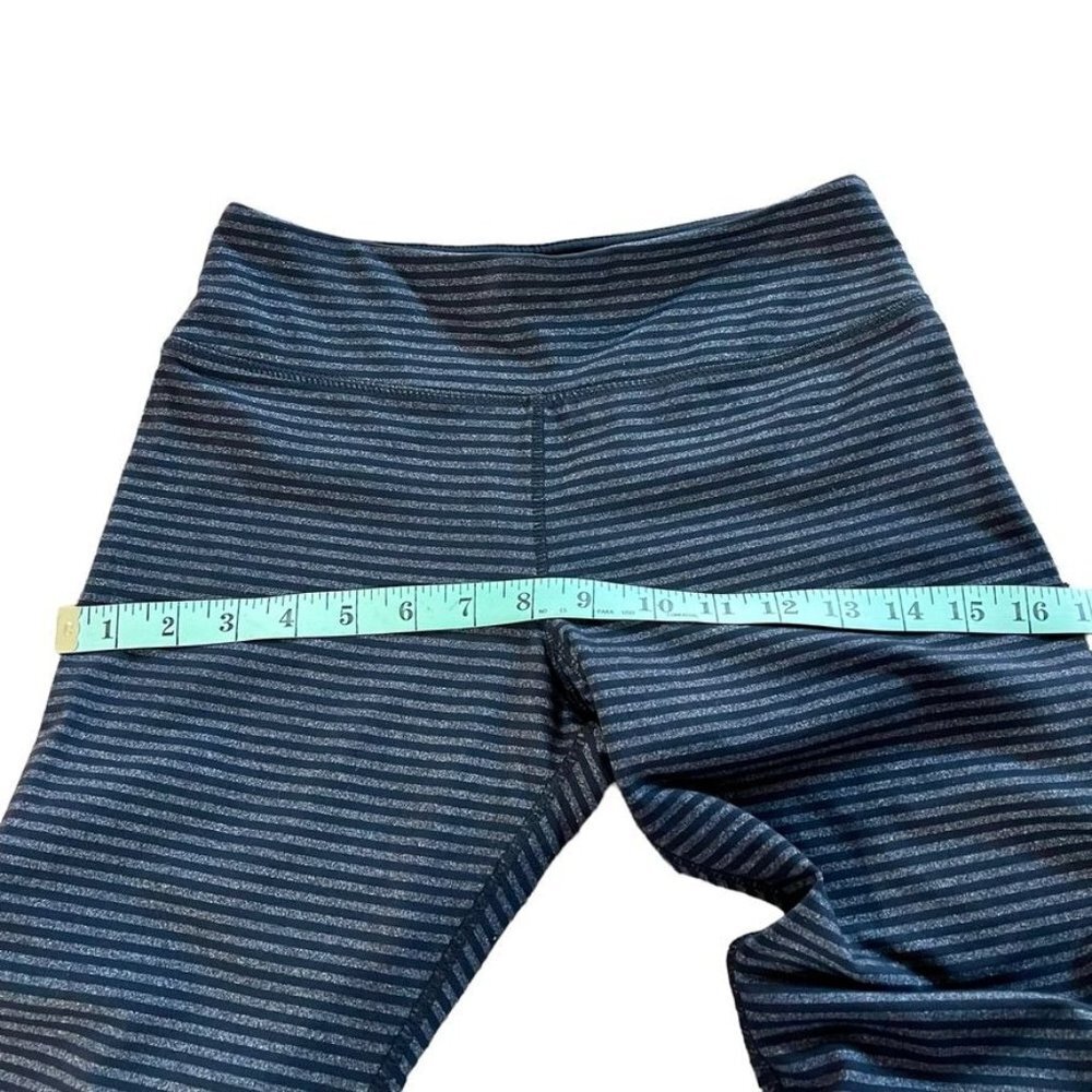 Kyodan Women Striped Black and Gray Athletic Sport Yoga Leggings Size M NWOT - Picture 6 of 10